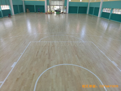 寧波中國石油儲蓄基地運(yùn)動館體育地板鋪裝案例